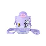 Tomatodo-de-pl-stico-con-correa-y-tapa-abatible-550-ml-p-rpura-serie-snoopy-Snoopy-1-22873