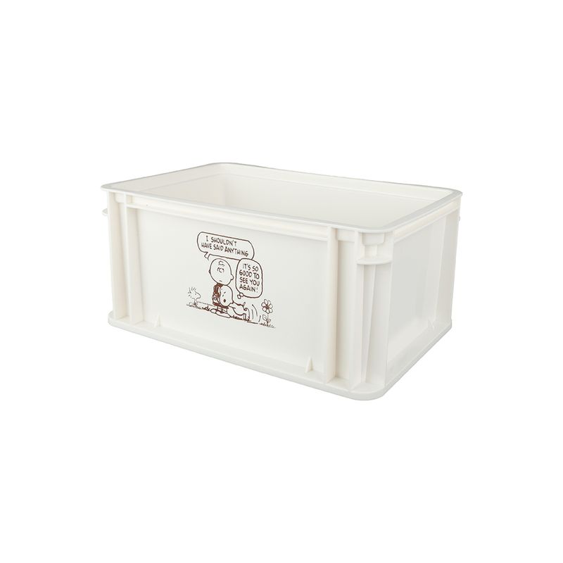 Organizador-de-pl-stico-de-almacenamiento-grande-apilable-sin-tapa-blanco-serie-snoopy-Snoopy-1-22939