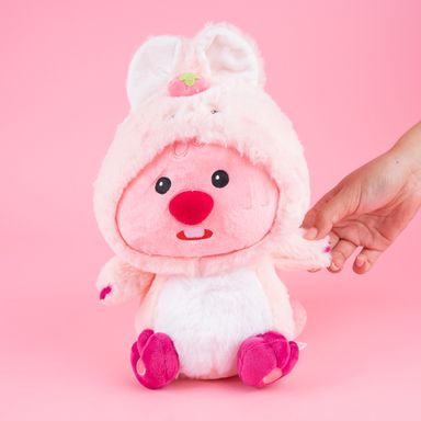 Peluche con cambio de disfraz de conejo serie loopy -  Loopy