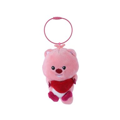 Llavero colgante de peluche sosteniendo corazón serie loopy -  Loopy