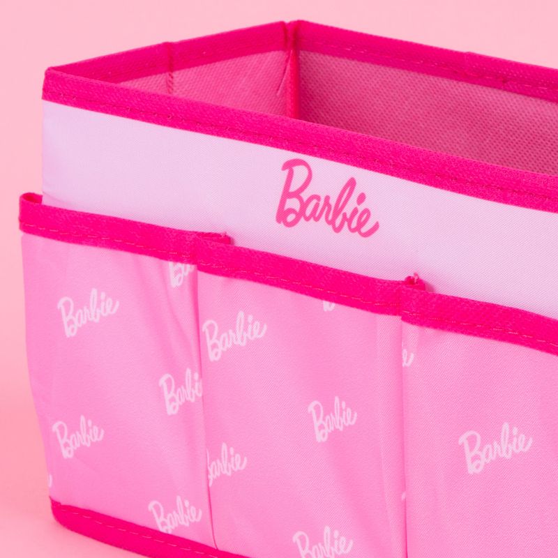 Organizador-de-tela-barbie-collection-con-3-bolsillos-laterales-rosa-24x24cm-Barbie-6-17276