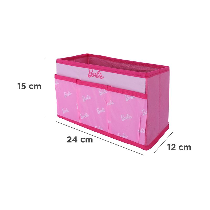 Organizador-de-tela-barbie-collection-con-3-bolsillos-laterales-rosa-24x24cm-Barbie-7-17276