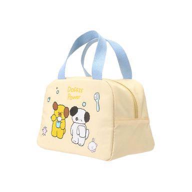 Lonchera miniso serie doggie power moni y bagel amarillo -  Miniso