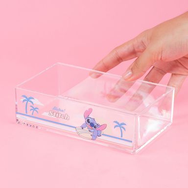 Organizador de plástico transparente apilable m serie lilo & stitch disney -  Lilo & Stitch