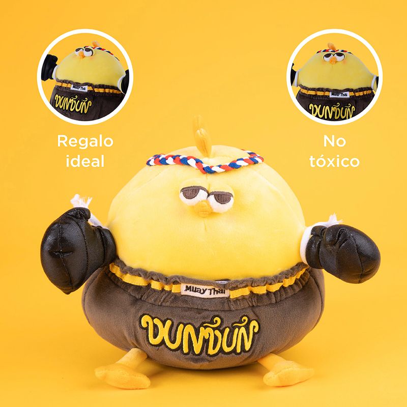 Peluche-boxeo-pollo-negro-serie-dundun-Miniso-5-22586
