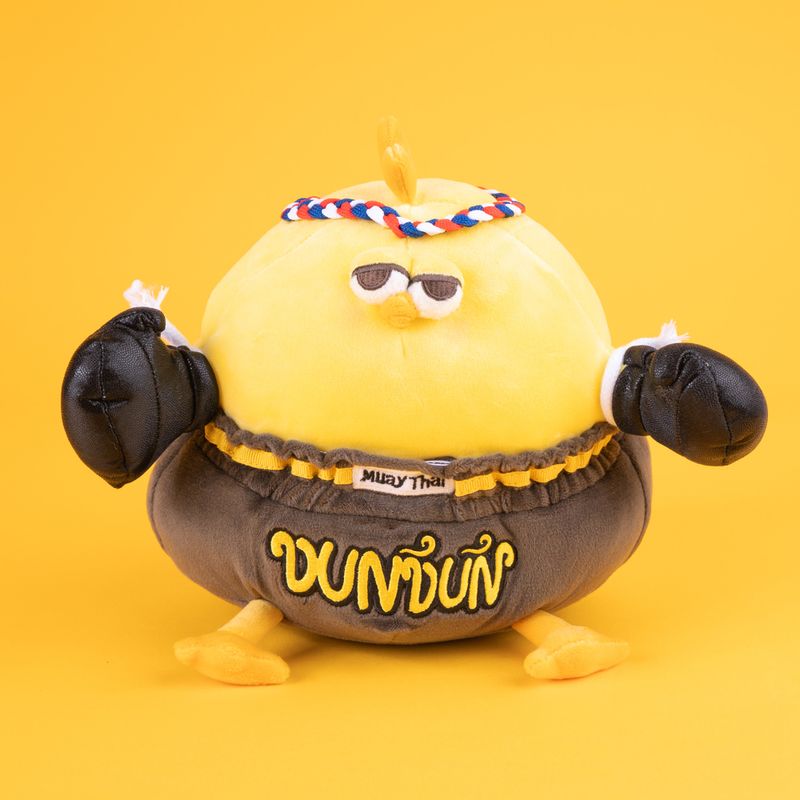 Peluche-boxeo-pollo-negro-serie-dundun-Miniso-7-22586