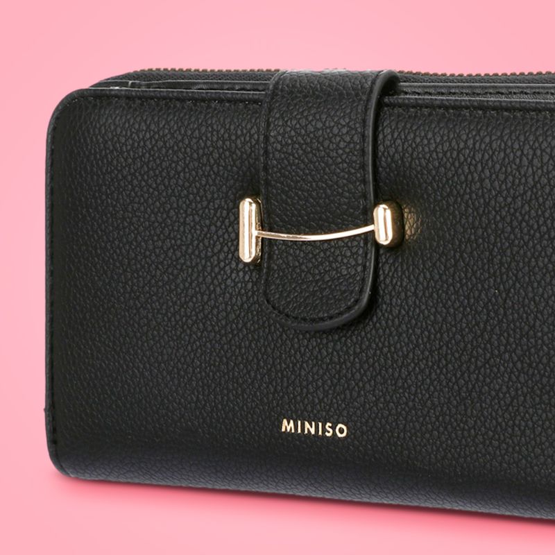 Cartera-para-mujer-mediana-miniso-trabilla-metalica-negro-Miniso-3-22983