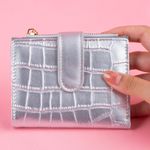 Cartera-de-moda-corta-para-mujer-tipo-piel-de-cocodrilo-plateado-Miniso-2-22988