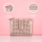 Cartera-de-moda-corta-para-mujer-tipo-piel-de-cocodrilo-oro-rosado-Miniso-6-22990