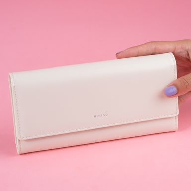 Cartera para mujer miniso elegante blanco -  Miniso