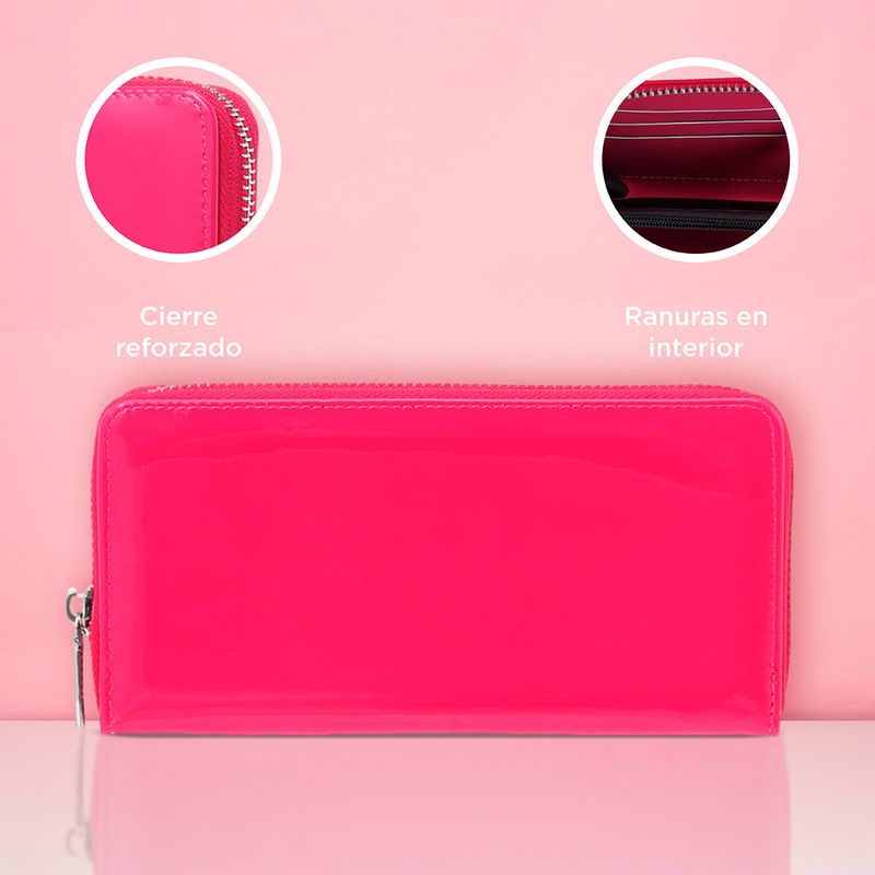 Cartera-larga-para-mujer-miniso-tipo-charol-rosa-Miniso-6-23109