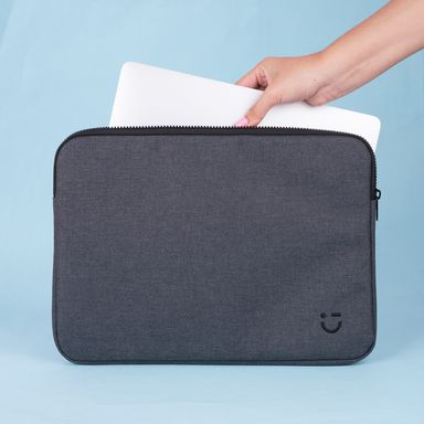 Funda para laptop serie casual gris -  Miniso