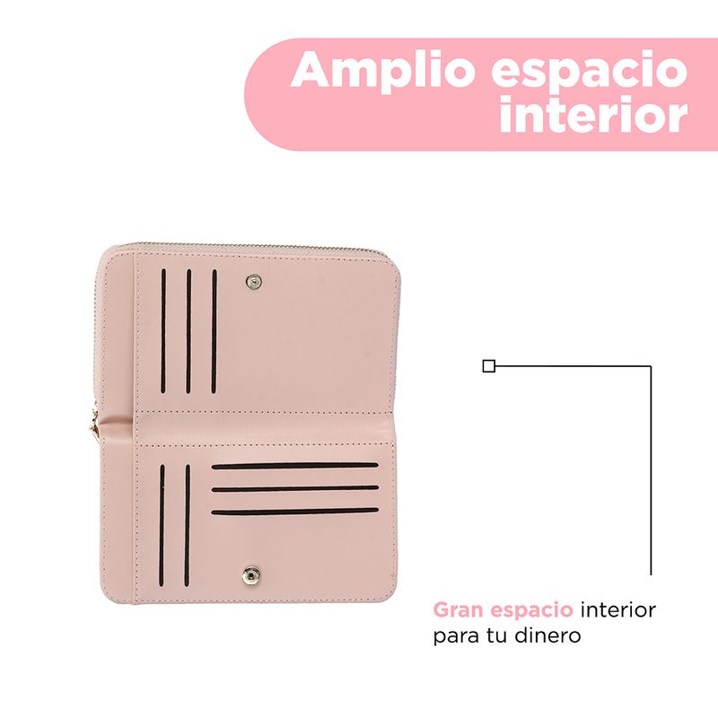 Cartera-con-cierre-para-mujer-miniso-letras-en-relieve-rosa-Miniso-5-23131