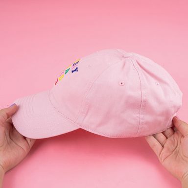 Gorra de béisbol miniso serie rainbow rosa -  Miniso