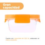 Taper-cuadrado-para-alimentos-serie-rainbow-320-ml-naranja-Miniso-5-23160