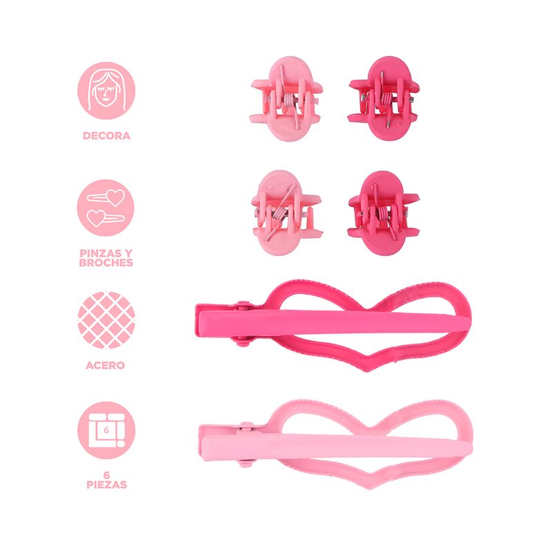 Set-de-broches-para-cabello-miniso-serie-pink-corazones-6-pzas-Miniso-3-23185