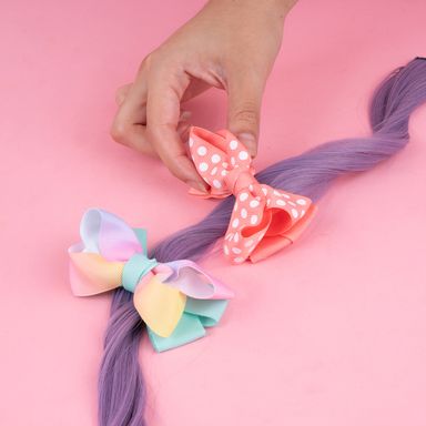Set de broches para cabello miniso serie macaron moños 2 pzas -  Miniso