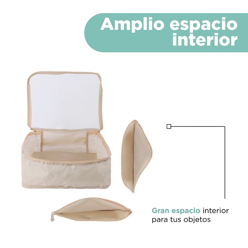 Organizador-de-viaje-organizadores-minigo-4-0-de-4-piezas-caqui-Miniso-4-23212