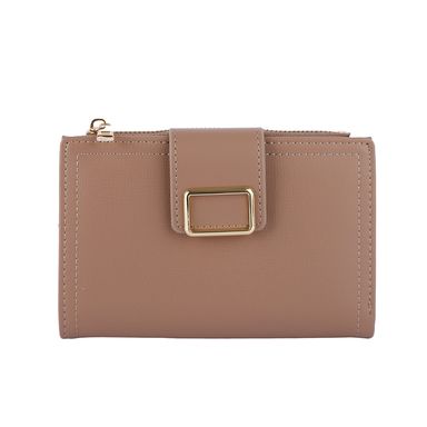 Cartera para mujer mediana miniso hebilla cuadrada khaki -  Miniso