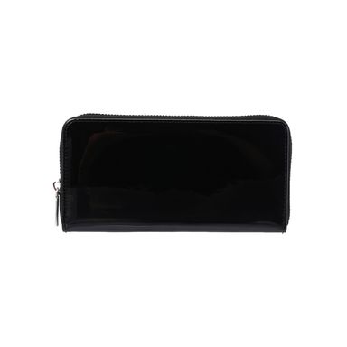 Cartera larga para mujer miniso tipo charol negro -  Miniso