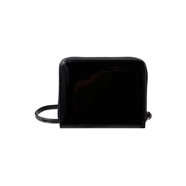 Cartera corta para mujer miniso tipo charol negro -  Miniso