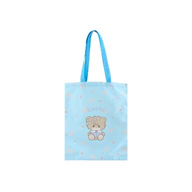 Bolso de compras serie mikko florecitas azul -  Mikko