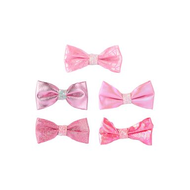 Set de broches para cabello miniso serie pink metal moños 5 pzas -  Miniso