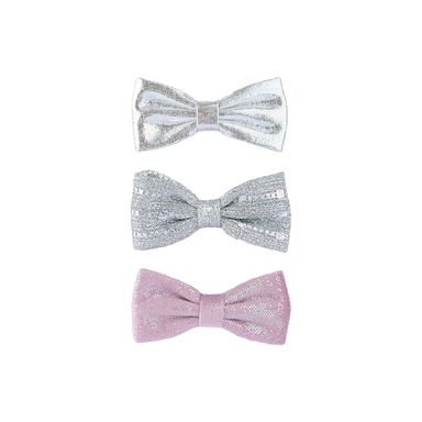 Set de broches para cabello miniso serie shiny silver 3 pzas -  Miniso
