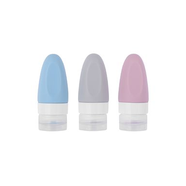 Botellas de viaje de silicona de 70 ml forma de bala -  Miniso