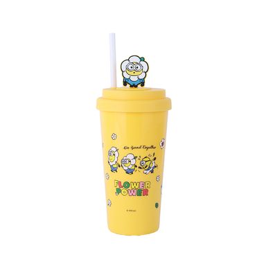 Vaso de plástico colección daisy minions 520 ml amarillo -  Minions