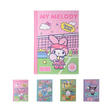 Cuadernos colección sports b5 con cubierta de eva 40 hojas serie sanrio -  Sanrio