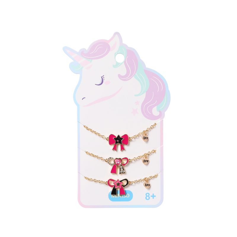 Set-de-pulseras-infantiles-miniso-funny-series-dije-de-monitos-3-pzas-Miniso-1-22662