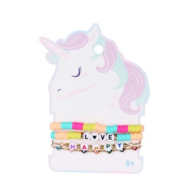 Set de pulseras infantiles miniso funny series cuentas de colores 4 pzas -  Miniso