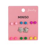 Set-de-aretes-miniso-cuentas-color-mate-y-estrellas-con-strass-7-pares-Miniso-1-22758