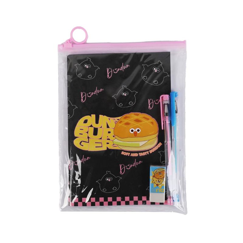 Set-de-escritorio-libro-a5-40-hojas-lapicero-x2-borradores-x1-pdq-serie-dundun-Miniso-1-22951