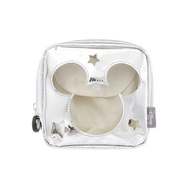 Cosmetiquera disney con ventana transparente mickey mouse plateada -  Disney