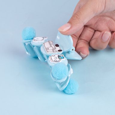 Pinza para cabello miniso serie doggie power azul -  Miniso