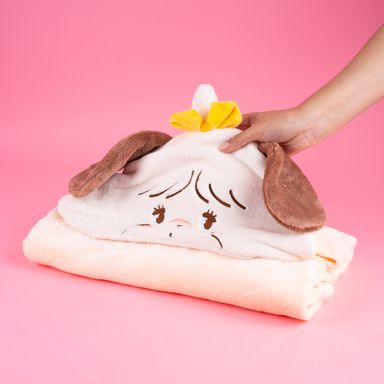 Manta con capucha serie mikko souffle 140cm x 90cm -  Mikko