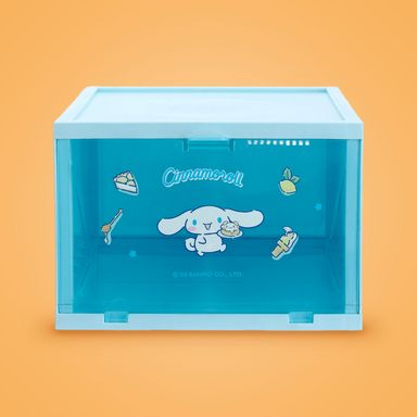 Organizador de plástico caja de zapatos apilable de personajes de sanrio cinnamoroll -  Sanrio
