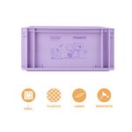 Organizador-de-pl-stico-de-almacenamiento-grande-apilable-sin-tapa-purpura-serie-snoopy-Snoopy-3-22938