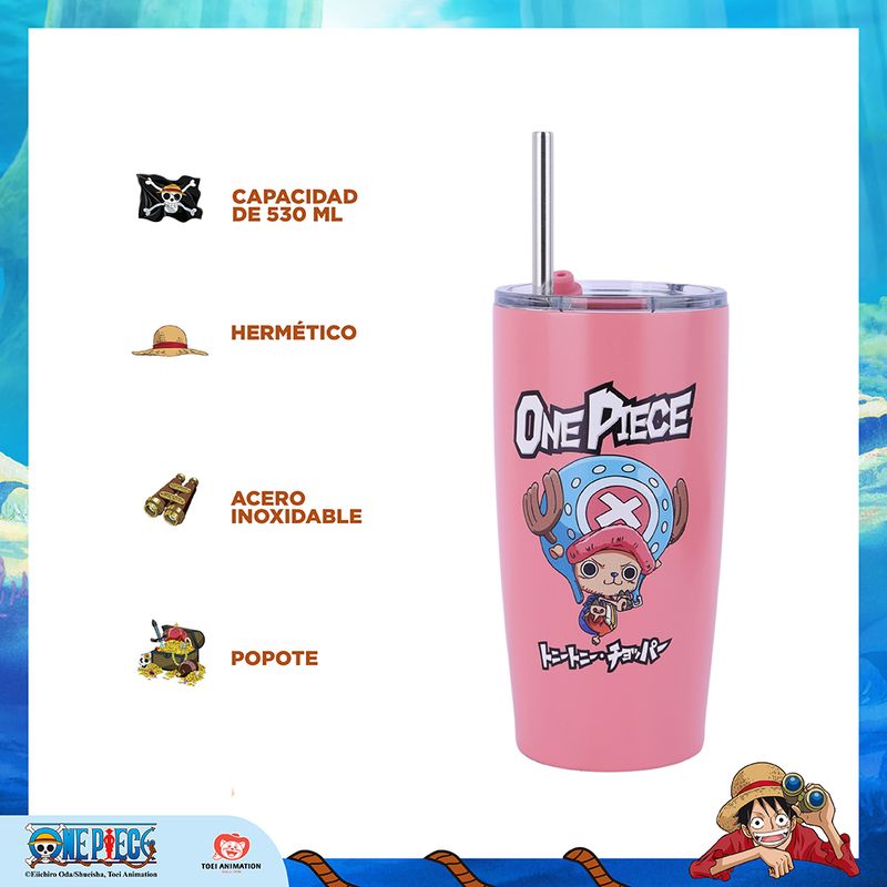 Vaso-de-acero-con-sorbete-de-la-colecci-n-clasica-de-one-piece-530-ml-rosa-One-Piece-3-23352