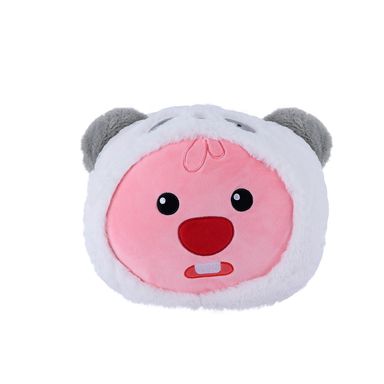 Almohadas y cojines con forma de cabeza que cambia de disfraz panda serie loopy -  Loopy