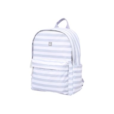 Mochila escolar miniso serie rayas gris -  Miniso
