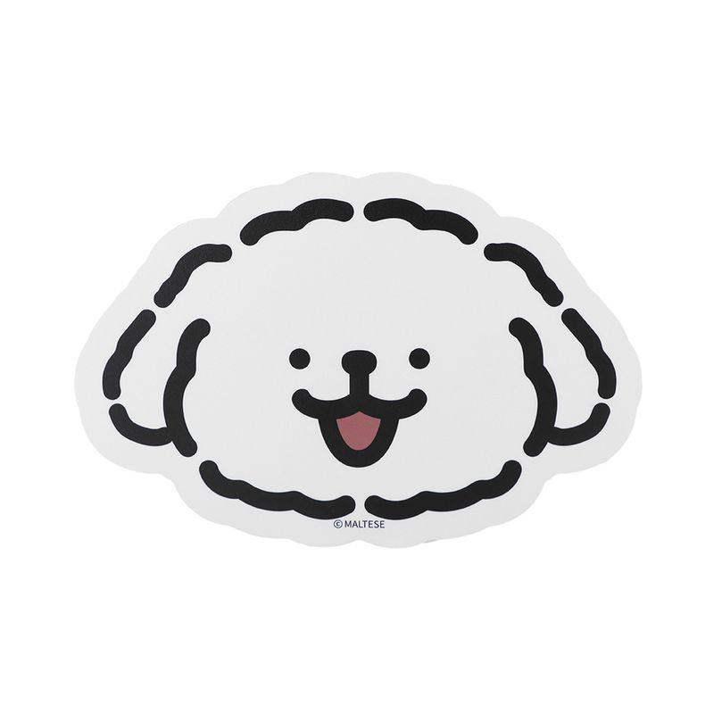 Mouse-pad-colecci-n-maltese-blanco-de-forma-irregular-Maltese-1-23462