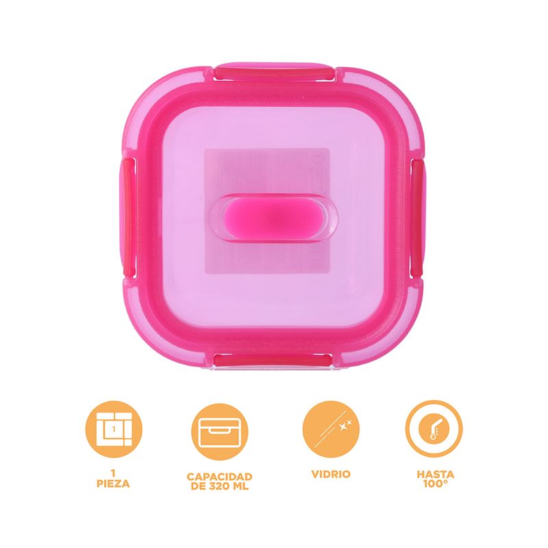 Taper-cuadrado-para-alimentos-serie-rainbow-320-ml-rojo-Miniso-4-23436