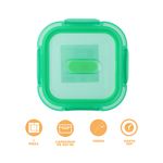 Taper-cuadrado-para-alimentos-serie-rainbow-320-ml-verde-Miniso-4-23437