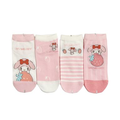 Medias infantiles sanrio serie strawberry my melody 2 pares edad 7 a 9 -  Sanrio