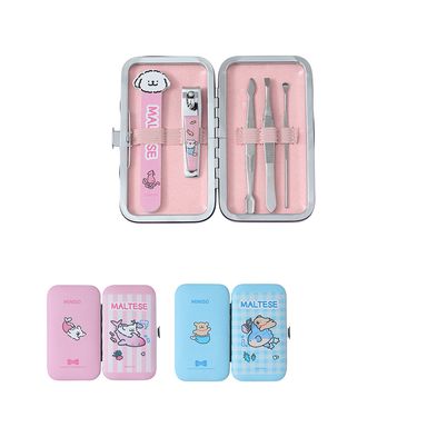 Set de manicure con bolsa de almacenamiento serie maltese 5 piezas -  Maltese