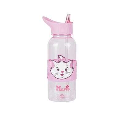 Tomatodo de plástico con sorbete y funda 1000ml marie serie lilo stitch disney color rosa -  Disney