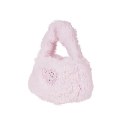 Bolso de mano colección barbie serie fancy peluche con cadena rosa -  Barbie